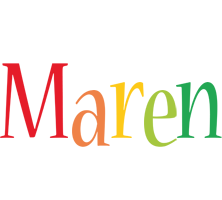 Maren birthday logo