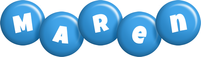 Maren candy-blue logo