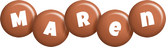 Maren candy-brown logo