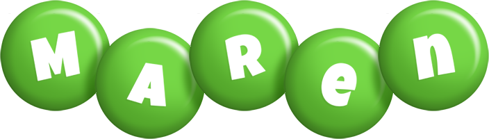 Maren candy-green logo