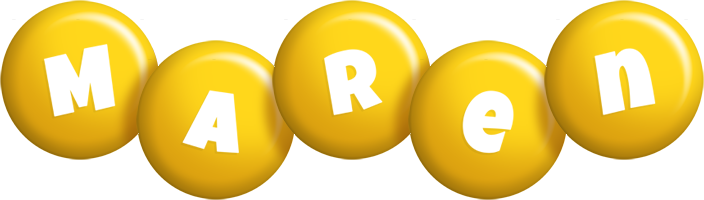 Maren candy-yellow logo