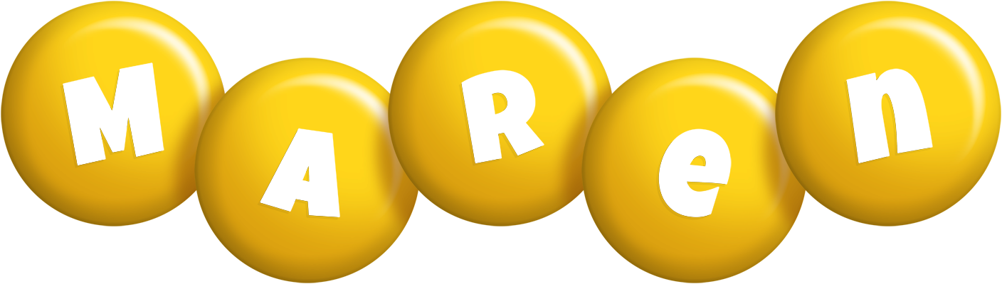 Maren candy-yellow logo
