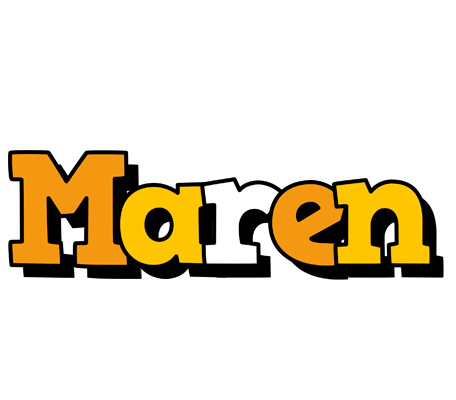 Maren cartoon logo