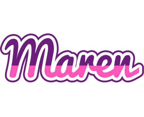 Maren cheerful logo