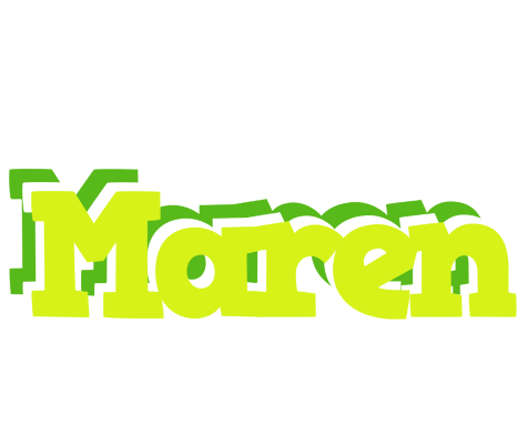 Maren citrus logo