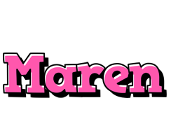 Maren girlish logo