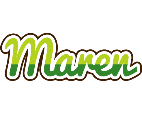 Maren golfing logo