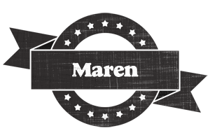 Maren grunge logo