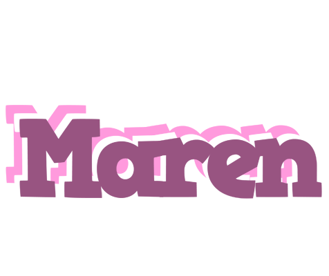 Maren relaxing logo