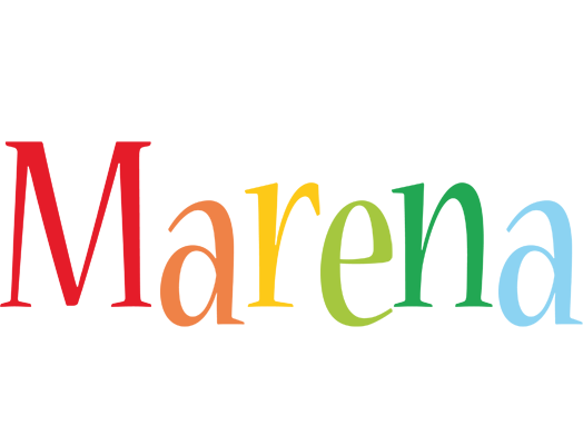 Marena birthday logo