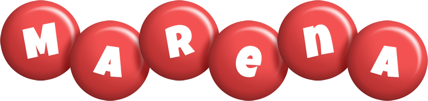 Marena candy-red logo