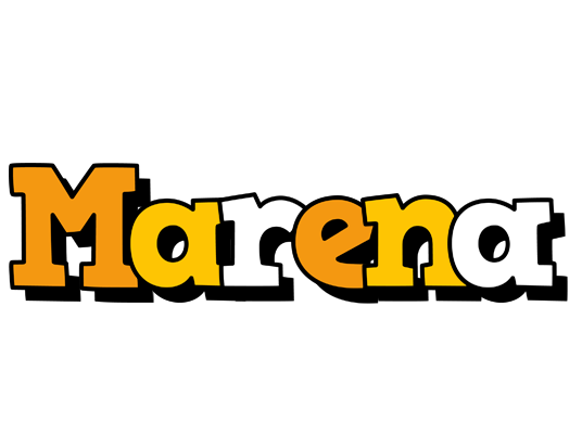 Marena cartoon logo