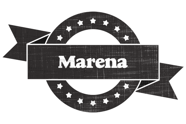 Marena grunge logo