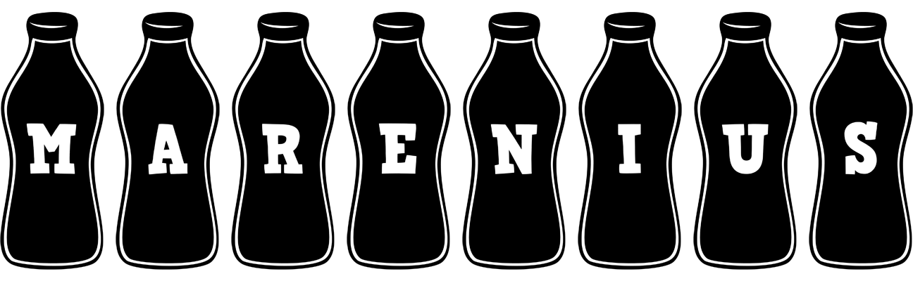 Marenius bottle logo