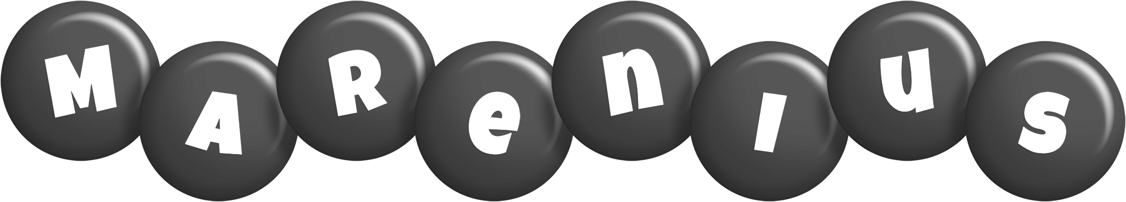 Marenius candy-black logo