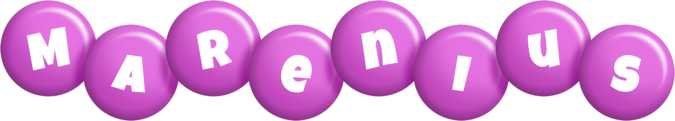 Marenius candy-purple logo