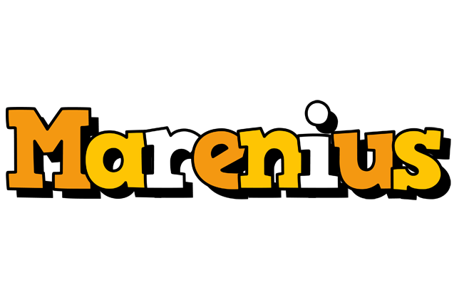 Marenius cartoon logo