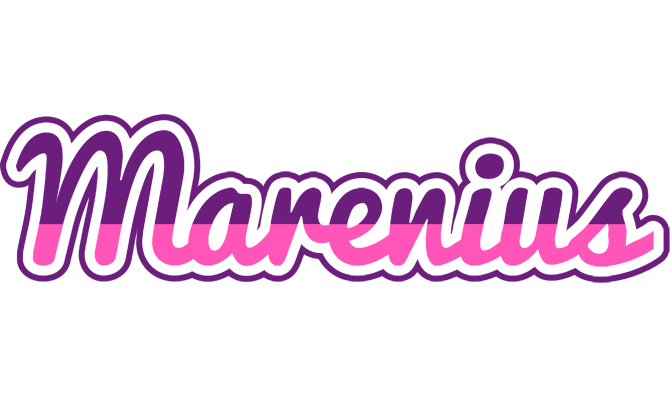 Marenius cheerful logo