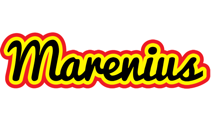 Marenius flaming logo