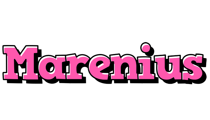 Marenius girlish logo