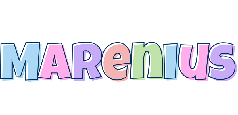 Marenius pastel logo
