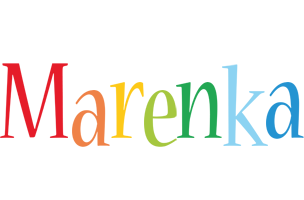 Marenka birthday logo