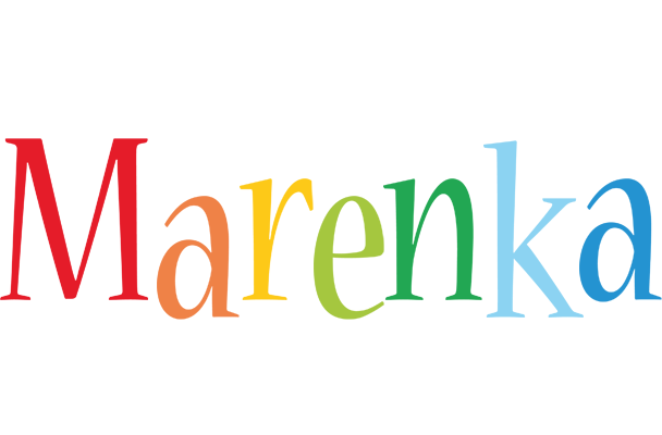 Marenka birthday logo