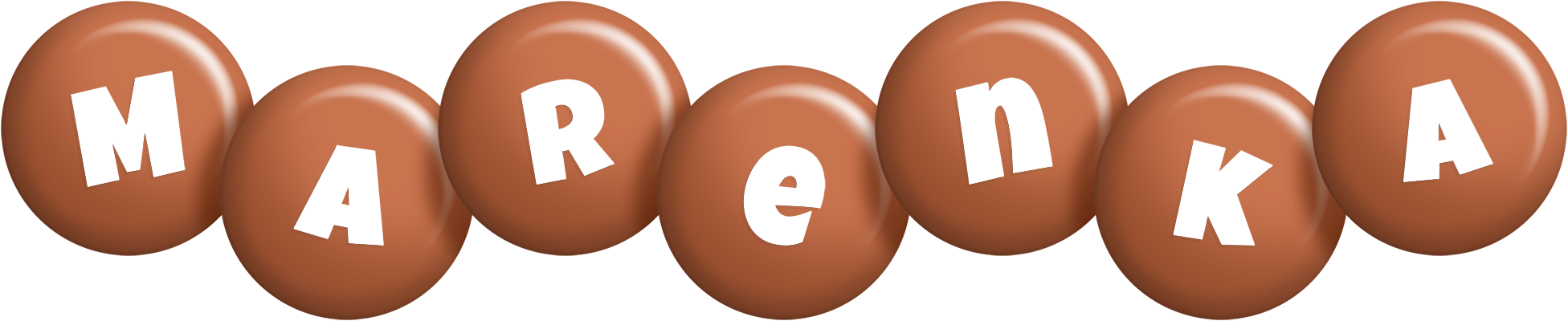 Marenka candy-brown logo