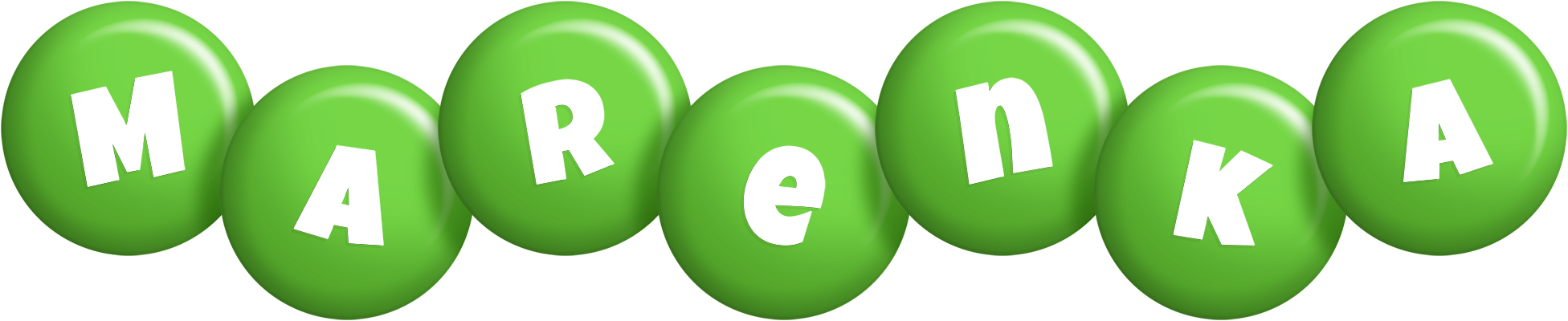 Marenka candy-green logo