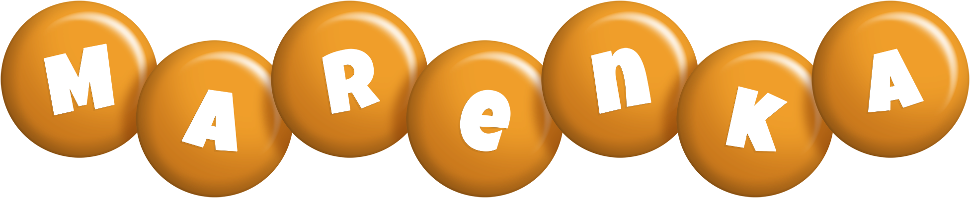 Marenka candy-orange logo