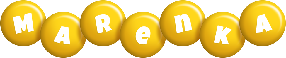 Marenka candy-yellow logo
