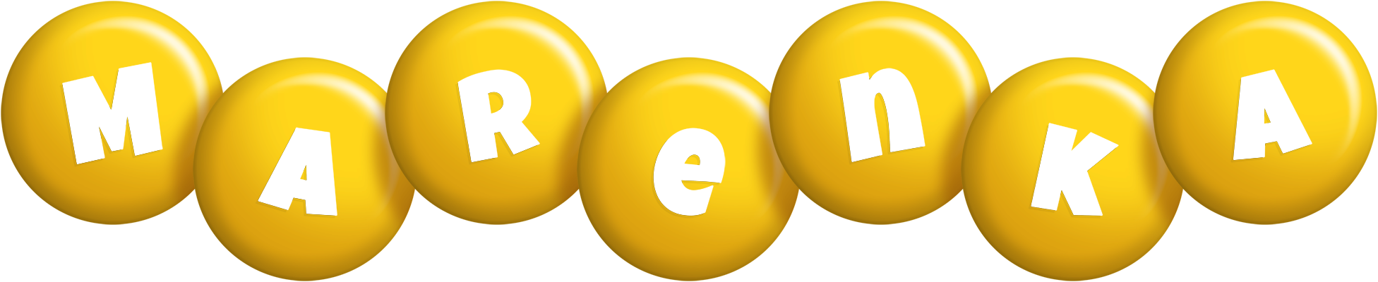 Marenka candy-yellow logo