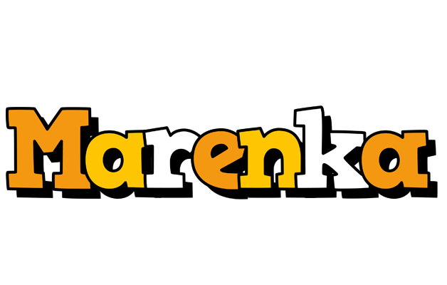 Marenka cartoon logo