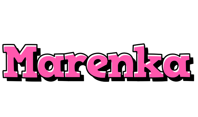 Marenka girlish logo