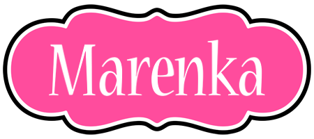 Marenka invitation logo