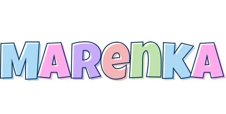 Marenka pastel logo