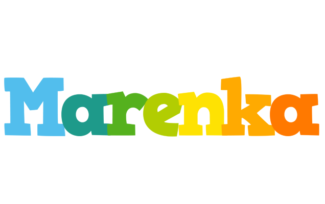 Marenka rainbows logo