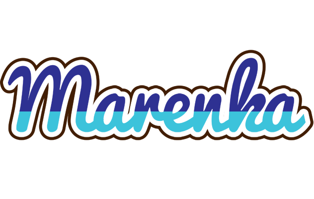 Marenka raining logo