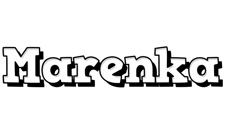 Marenka snowing logo