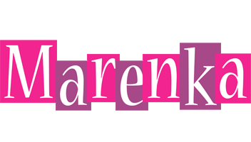 Marenka whine logo