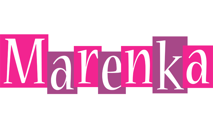 Marenka whine logo