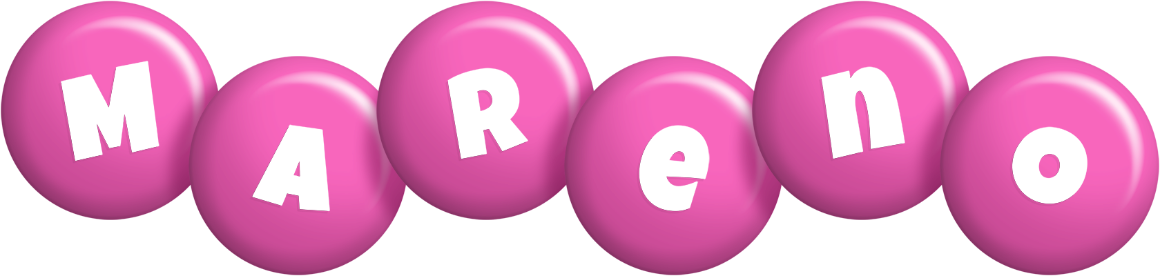 Mareno candy-pink logo