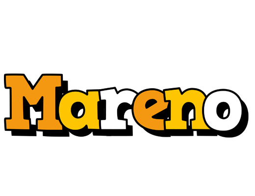 Mareno cartoon logo