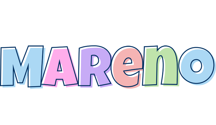 Mareno pastel logo