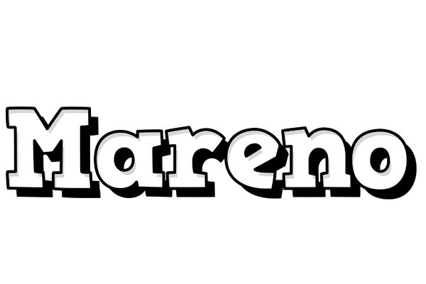 Mareno snowing logo