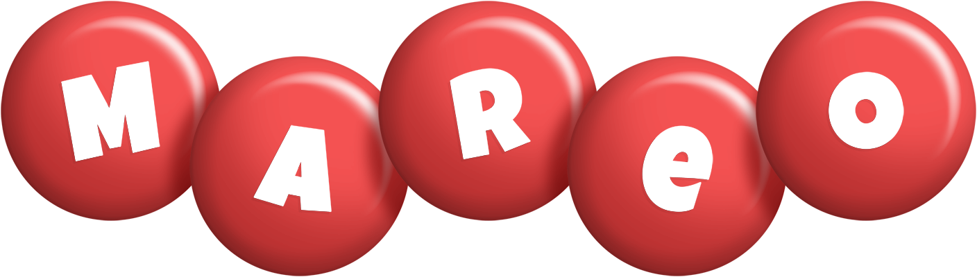 Mareo candy-red logo