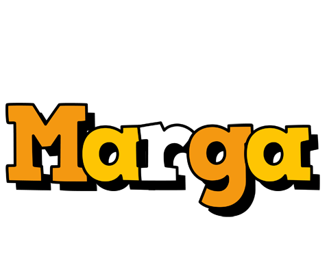 Marga cartoon logo