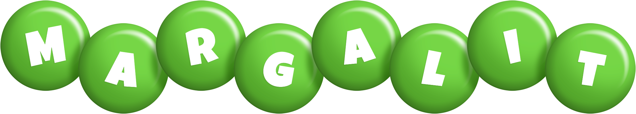 Margalit candy-green logo