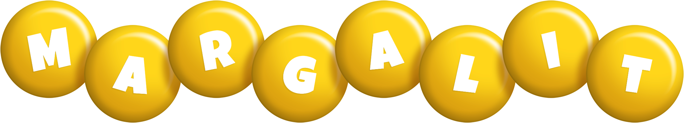 Margalit candy-yellow logo
