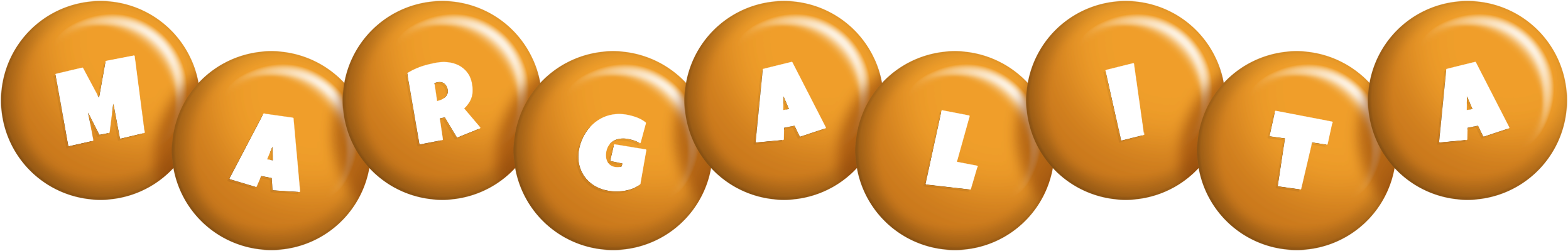 Margalita candy-orange logo